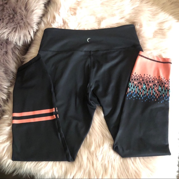 ZYIA Pants - Gently💗zyia coral grid light n tight hiRise legns